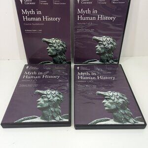 The Great Courses Myth in Human History Volumes 1-3 and Guidebook 2010